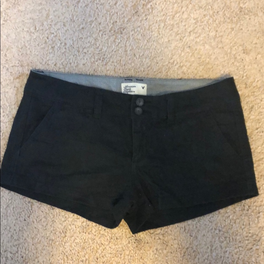 American Eagle Black Shorts